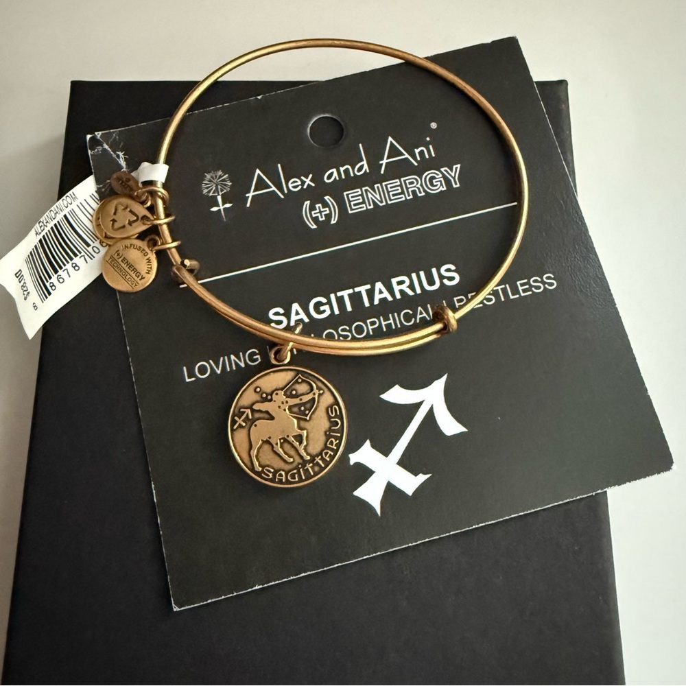 Alex and Ani Zodiac Bangle Sagittarius NWT
